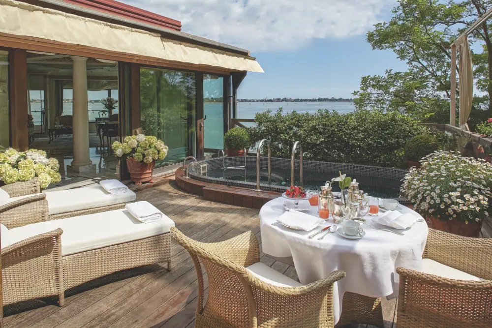 Belmond Hotel Cipriani, Venkovní posezení