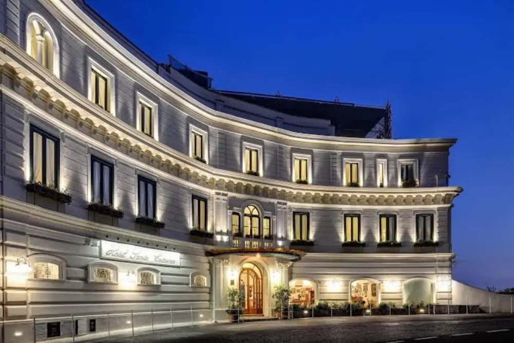 Hotel Santa Caterina, Venkovní posezení