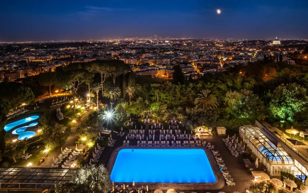 Rome Cavalieri - Tiepolo Terasa, Venkovní posezení